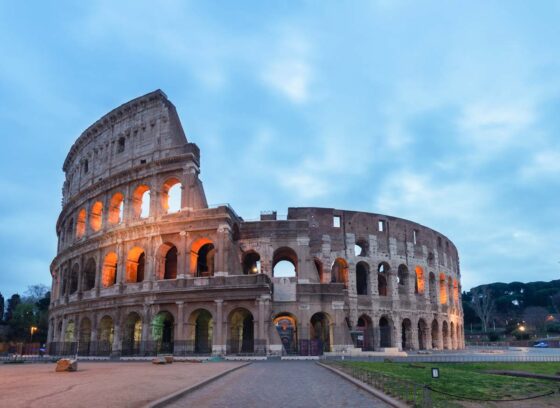 The Roman Colosseum in Rome